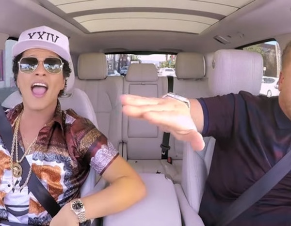 25. Bruno Mars from We Ranked of All of James Corden's Carpool Karaokes